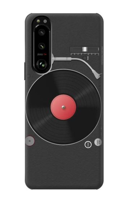 S3952 Turntable Vinyl Record Player Graphic Funda Carcasa Case para Sony Xperia 5 III