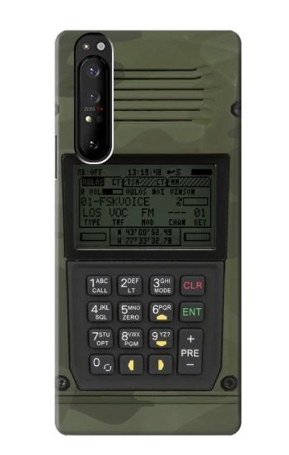 S3959 Military Radio Graphic Print Funda Carcasa Case para Sony Xperia 1 III