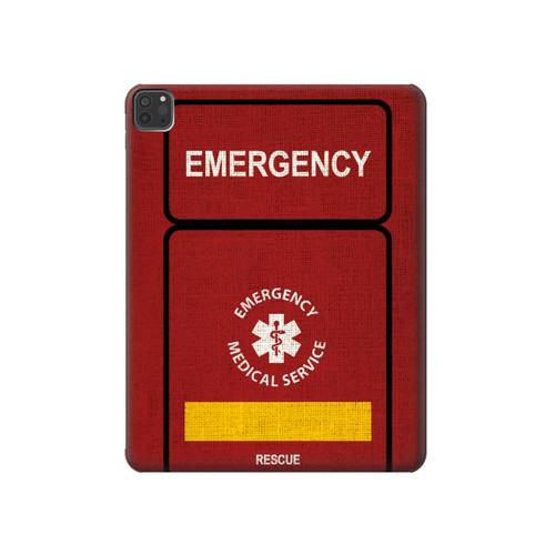 S3957 Emergency Medical Service Funda Carcasa Case para iPad Pro 11 (2021,2020,2018, 3rd, 2nd, 1st)