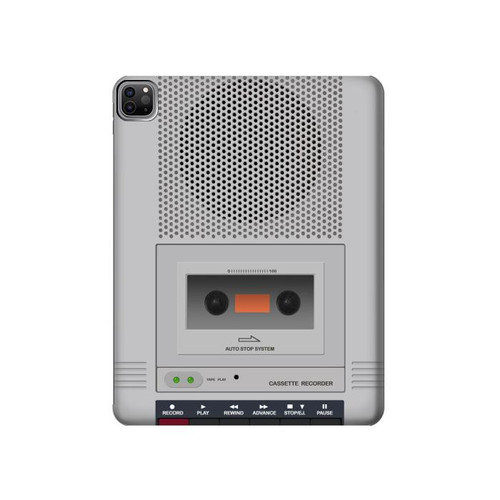 S3953 Vintage Cassette Player Graphic Funda Carcasa Case para iPad Pro 12.9 (2022,2021,2020,2018, 3rd, 4th, 5th, 6th)
