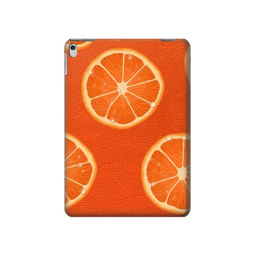 S3946 Seamless Orange Pattern Funda Carcasa Case para iPad Air 2, iPad 9.7 (2017,2018), iPad 6, iPad 5