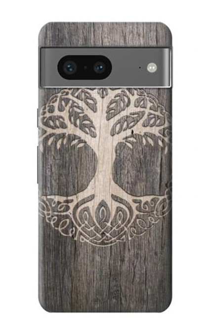 S3591 Viking Tree of Life Symbol Funda Carcasa Case para Google Pixel 7a