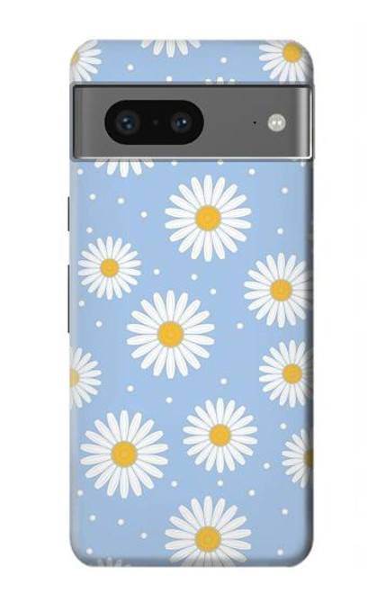 S3681 Daisy Flowers Pattern Funda Carcasa Case para Google Pixel 7a