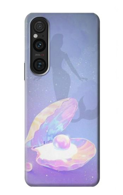 S3823 Beauty Pearl Mermaid Funda Carcasa Case para Sony Xperia 1 V