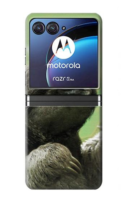 S2708 Smiling Sloth Funda Carcasa Case para Motorola Razr 40 Ultra