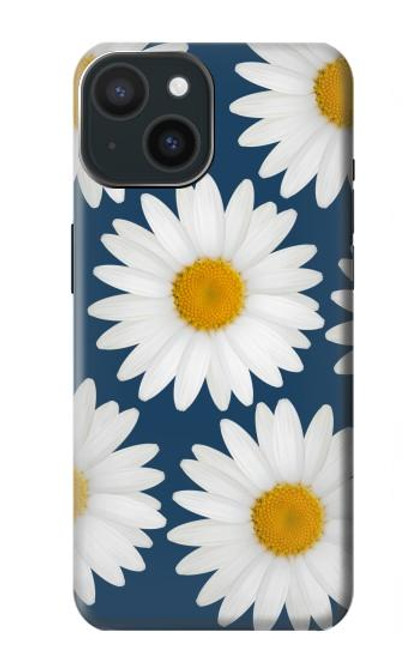 S3009 Daisy Blue Funda Carcasa Case para iPhone 15