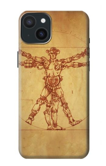 S1682 Steampunk Frankenstein Funda Carcasa Case para iPhone 15 Plus