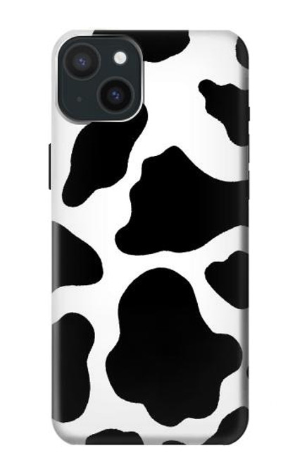 S2096 Seamless Cow Pattern Funda Carcasa Case para iPhone 15 Plus