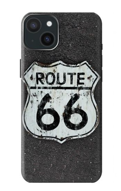 S3207 Route 66 Sign Funda Carcasa Case para iPhone 15 Plus