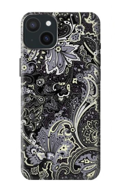 S3251 Batik Flower Pattern Funda Carcasa Case para iPhone 15 Plus