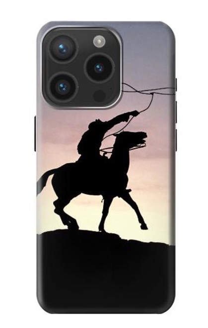 S0773 Cowboy Funda Carcasa Case para iPhone 15 Pro