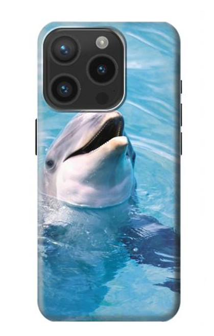 S1291 Dolphin Funda Carcasa Case para iPhone 15 Pro