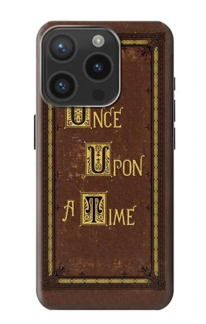 S2824 Once Upon a Time Book Cover Funda Carcasa Case para iPhone 15 Pro