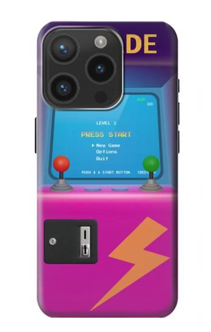 S3961 Arcade Cabinet Retro Machine Funda Carcasa Case para iPhone 15 Pro