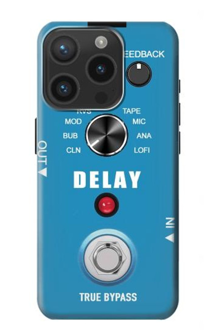 S3962 Guitar Analog Delay Graphic Funda Carcasa Case para iPhone 15 Pro