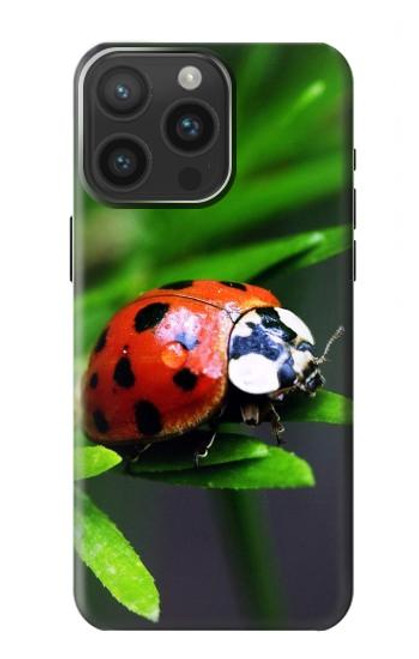 S0263 Ladybug Funda Carcasa Case para iPhone 15 Pro Max