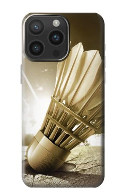 S0979 Badminton Sport Art Funda Carcasa Case para iPhone 15 Pro Max