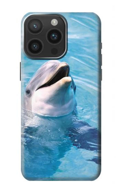 S1291 Dolphin Funda Carcasa Case para iPhone 15 Pro Max