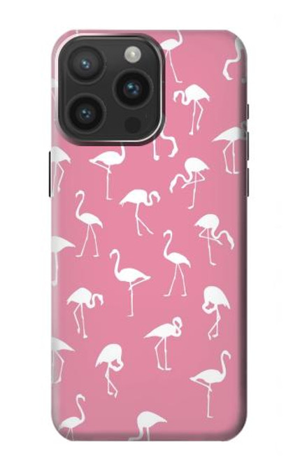 S2858 Pink Flamingo Pattern Funda Carcasa Case para iPhone 15 Pro Max