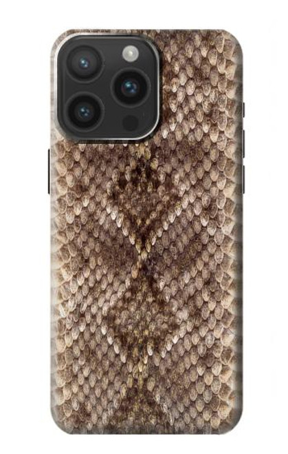 S2875 Rattle Snake Skin Graphic Printed Funda Carcasa Case para iPhone 15 Pro Max