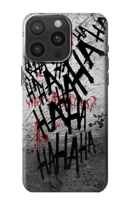 S3073 Joker Hahaha Blood Splash Funda Carcasa Case para iPhone 15 Pro Max