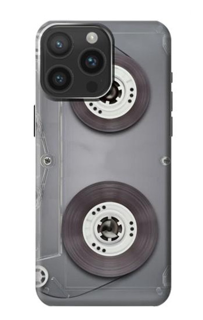 S3159 Cassette Tape Funda Carcasa Case para iPhone 15 Pro Max