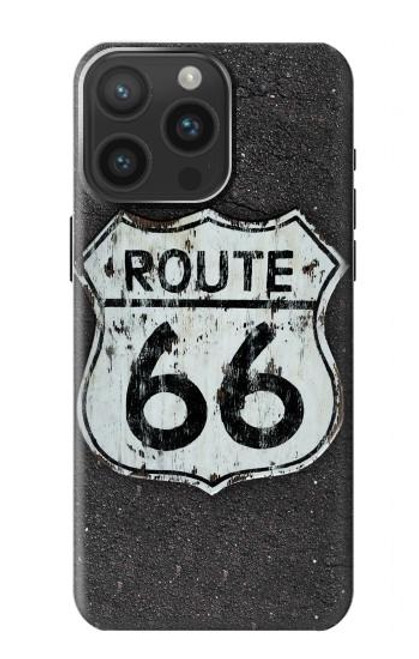 S3207 Route 66 Sign Funda Carcasa Case para iPhone 15 Pro Max