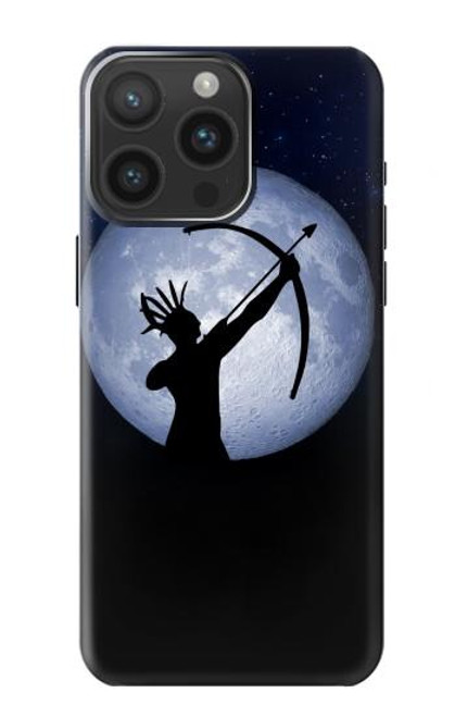 S3489 Indian Hunter Moon Funda Carcasa Case para iPhone 15 Pro Max