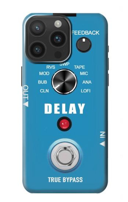 S3962 Guitar Analog Delay Graphic Funda Carcasa Case para iPhone 15 Pro Max