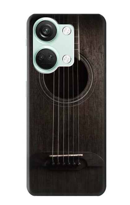 S3834 Old Woods Black Guitar Funda Carcasa Case para OnePlus Nord 3