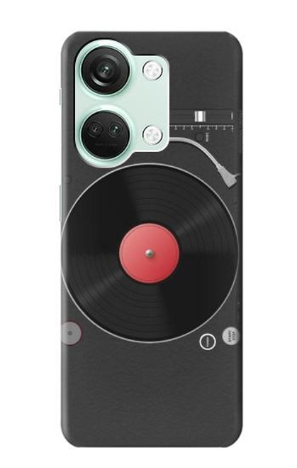 S3952 Turntable Vinyl Record Player Graphic Funda Carcasa Case para OnePlus Nord 3