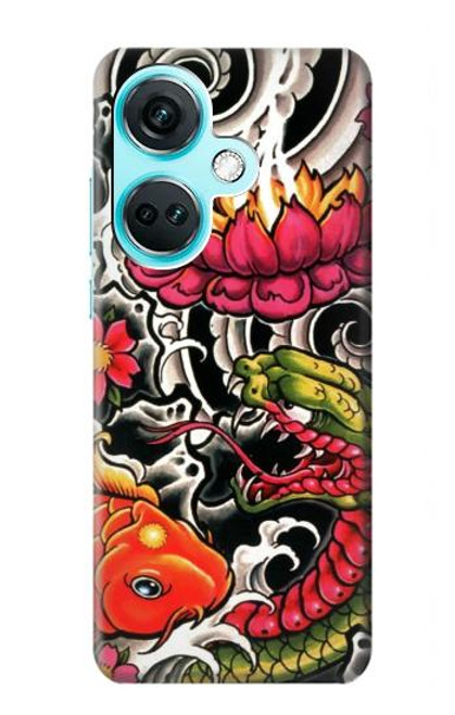 S0605 Yakuza Tattoo Funda Carcasa Case para OnePlus Nord CE3