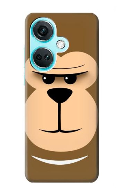 S2721 Cute Grumpy Monkey Cartoon Funda Carcasa Case para OnePlus Nord CE3