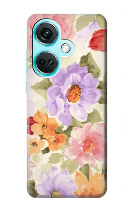 S3035 Sweet Flower Painting Funda Carcasa Case para OnePlus Nord CE3