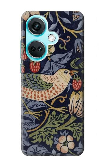 S3791 William Morris Strawberry Thief Fabric Funda Carcasa Case para OnePlus Nord CE3