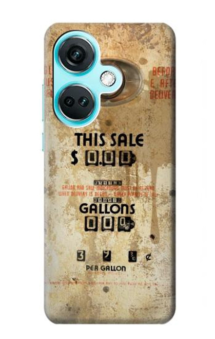 S3954 Vintage Gas Pump Funda Carcasa Case para OnePlus Nord CE3