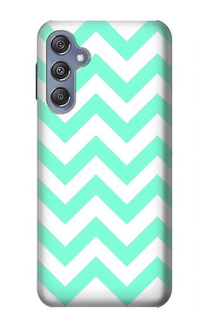 S1723 Mint Chevron Zigzag Funda Carcasa Case para Samsung Galaxy M34 5G