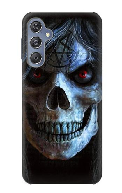 S2585 Evil Death Skull Pentagram Funda Carcasa Case para Samsung Galaxy M34 5G