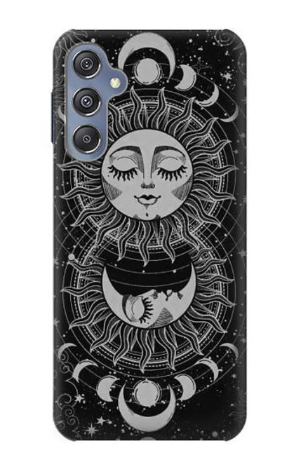 S3854 Mystical Sun Face Crescent Moon Funda Carcasa Case para Samsung Galaxy M34 5G