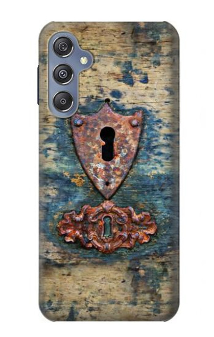 S3955 Vintage Keyhole Weather Door Funda Carcasa Case para Samsung Galaxy M34 5G
