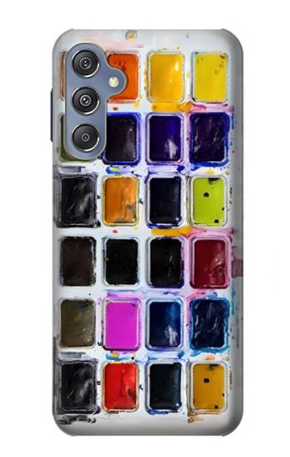 S3956 Watercolor Palette Box Graphic Funda Carcasa Case para Samsung Galaxy M34 5G