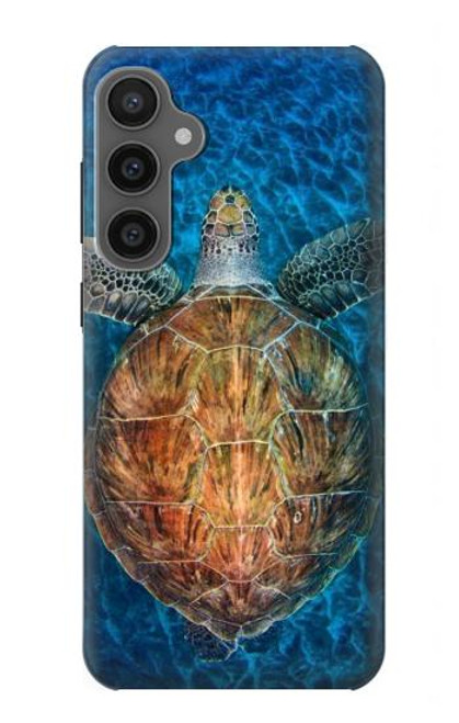 S1249 Blue Sea Turtle Funda Carcasa Case para Samsung Galaxy S23 FE