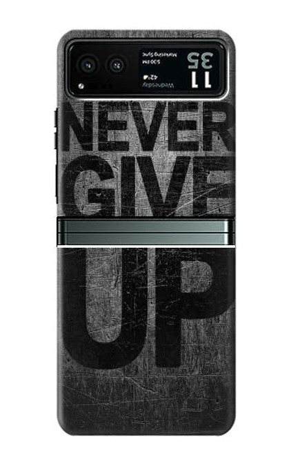 S3367 Never Give Up Funda Carcasa Case para Motorola Razr 40