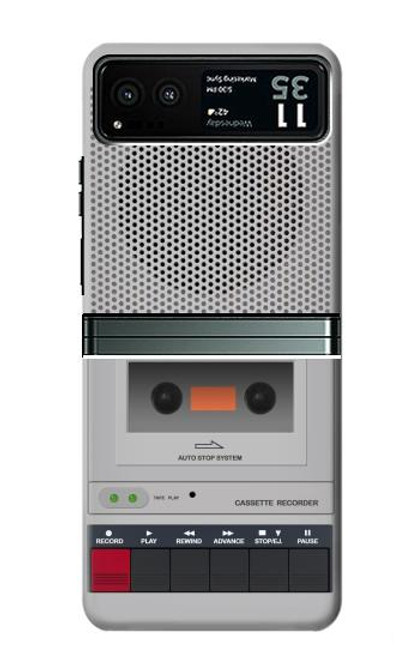 S3953 Vintage Cassette Player Graphic Funda Carcasa Case para Motorola Razr 40