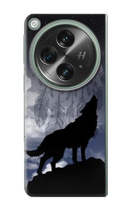S3011 Dream Catcher Wolf Howling Funda Carcasa Case para OnePlus OPEN
