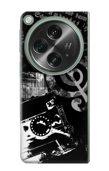 S3197 Music Cassette Note Funda Carcasa Case para OnePlus OPEN