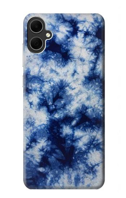 S3439 Fabric Indigo Tie Dye Funda Carcasa Case para Samsung Galaxy A05