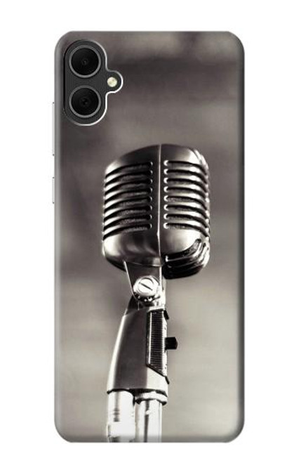 S3495 Vintage Microphone Funda Carcasa Case para Samsung Galaxy A05