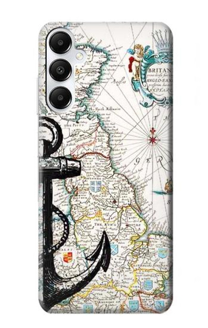 S1962 Nautical Chart Funda Carcasa Case para Samsung Galaxy A05s