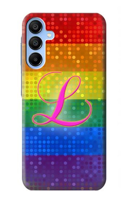 S2900 Rainbow LGBT Lesbian Pride Flag Funda Carcasa Case para Samsung Galaxy A15 5G